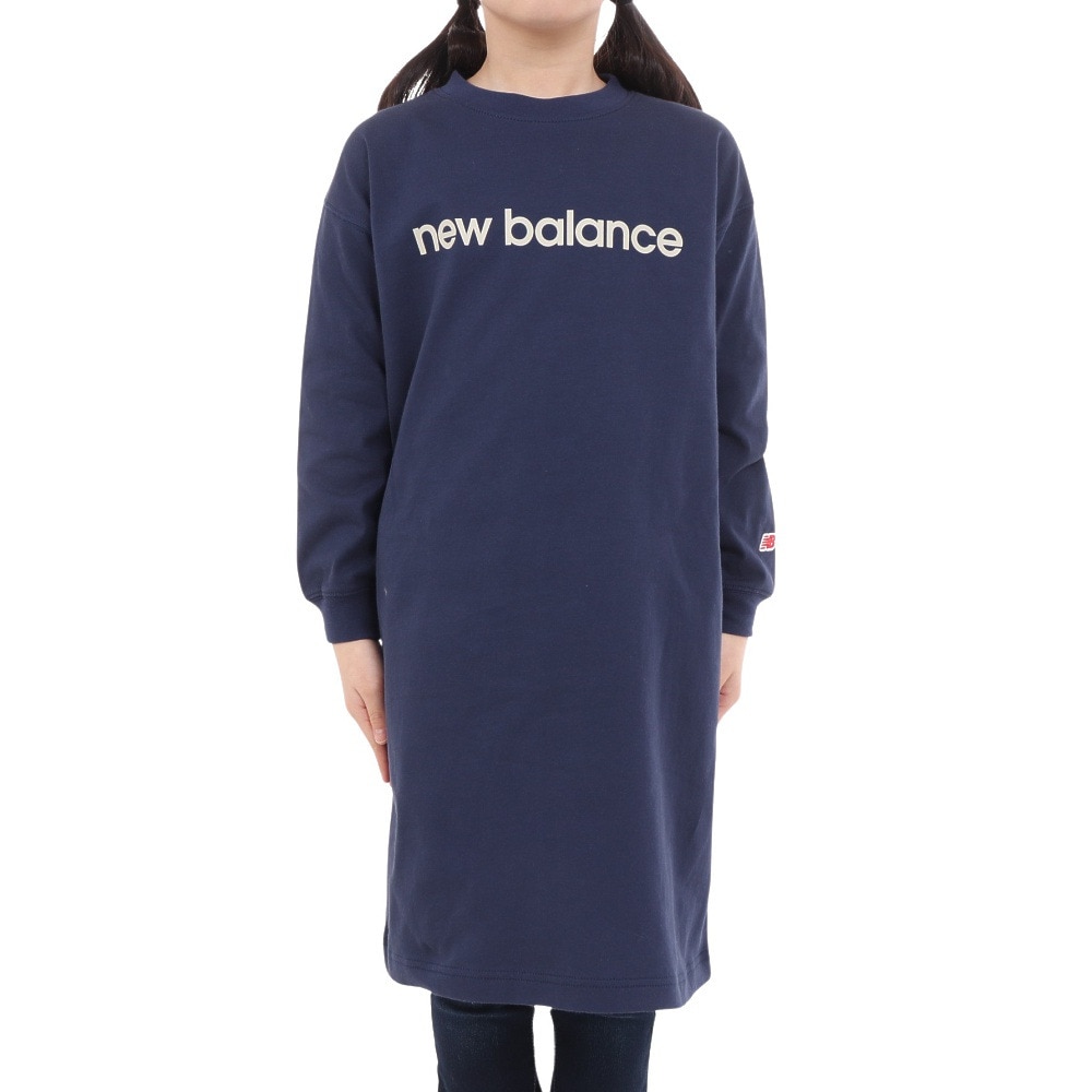 ニューバランス（new balance）（キッズ）長袖ワンピース キッズ ガールズ  AGD35155NNY