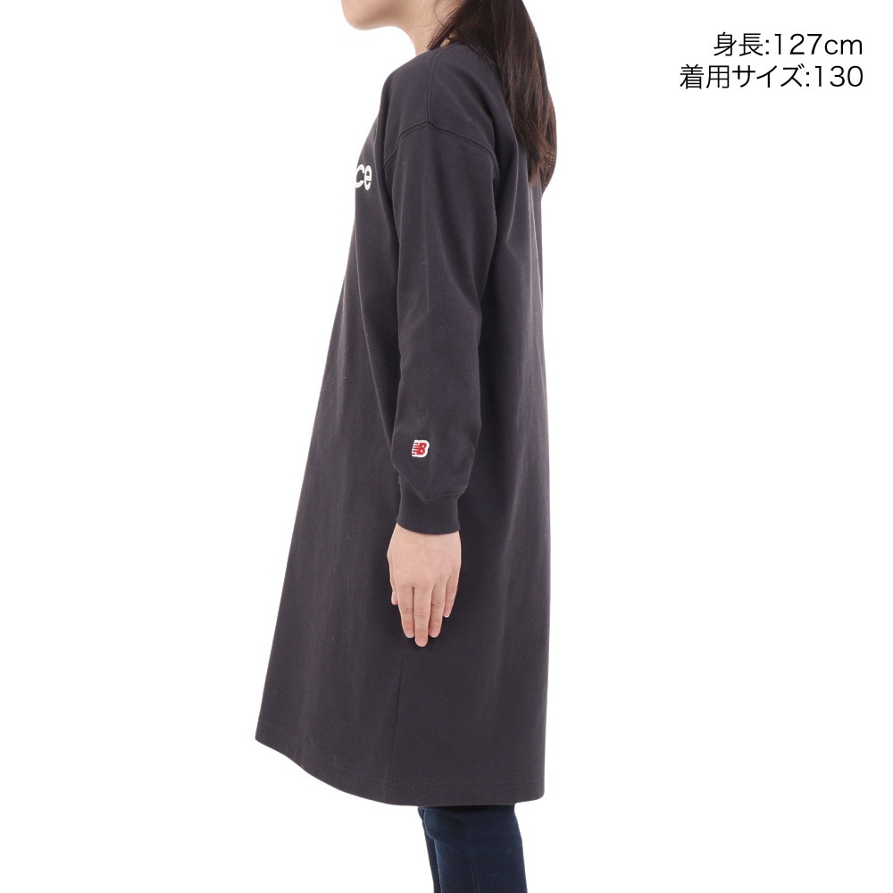 ニューバランス（new balance）（キッズ）長袖ワンピース キッズ ガールズ  AGD35155PHM