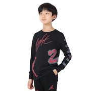 JORDAN(キッズ)ジュニア オールオーバー レトロ長袖Tシャツ 95C614-023