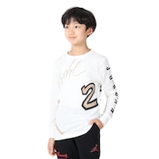 JORDAN(キッズ)ジュニア オールオーバー レトロ 長袖Tシャツ 95C614-782