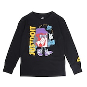 (キッズ)ジュニア ボクシー ピース ロングスリーブTシャツ 86M356-023
