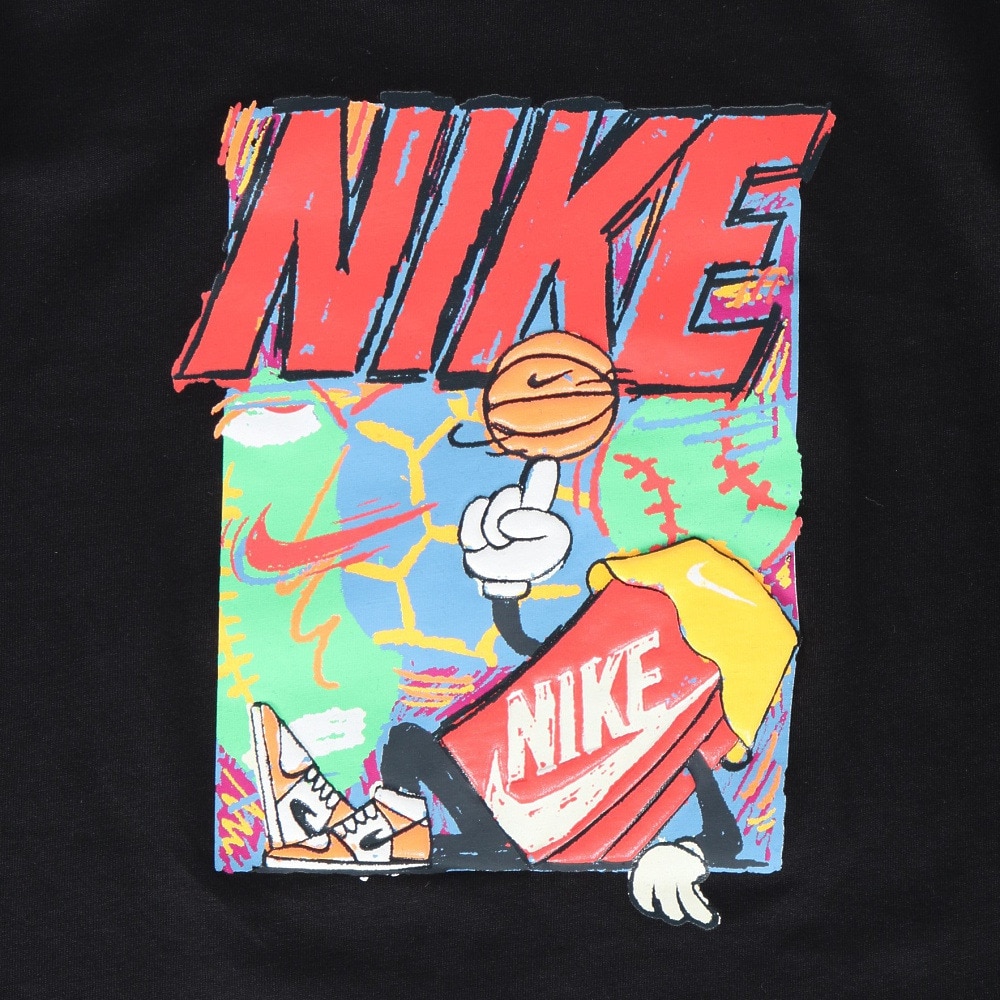 ナイキ（NIKE）（キッズ）バスケットボール 長袖Tシャツ 86N322-023