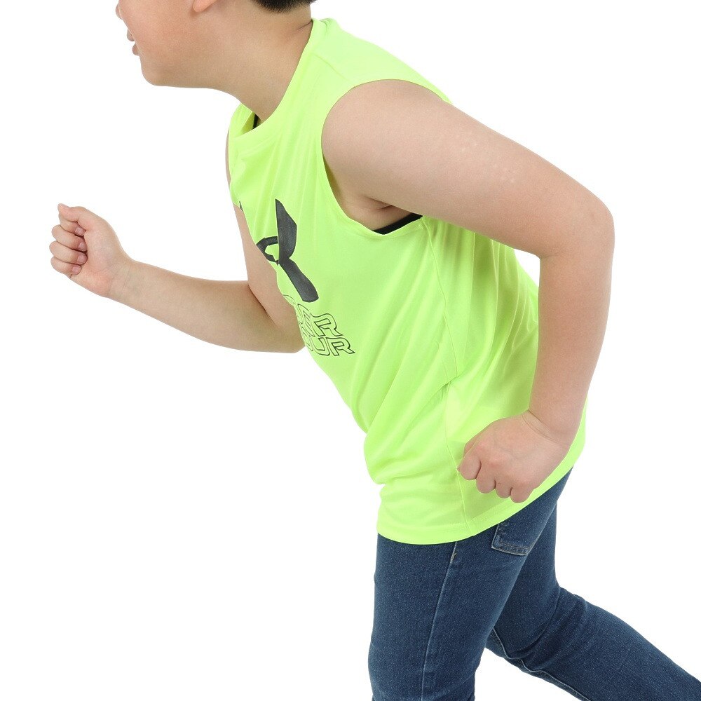アンダーアーマー（UNDER ARMOUR）（キッズ）タンクトップ キッズ テック ハイブリッドプリントフィル 1377845 369  スポーツ用品はスーパースポーツゼビオ