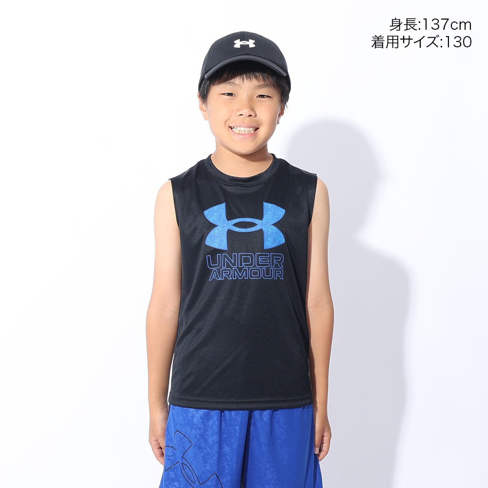 アンダーアーマー（UNDER ARMOUR）（キッズ）テック ハイブリッドプリントフィル タンクトップ 1377845 003