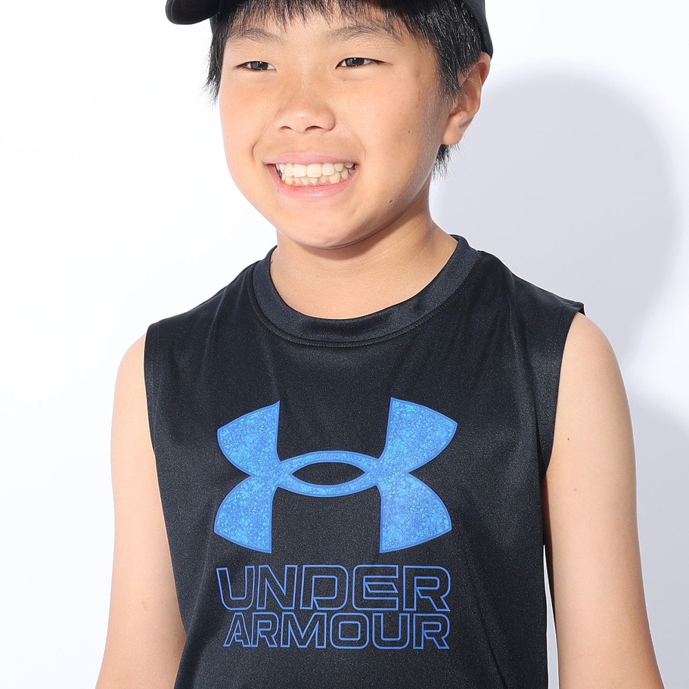 アンダーアーマー（UNDER ARMOUR）（キッズ）テック ハイブリッドプリントフィル タンクトップ 1377845 003