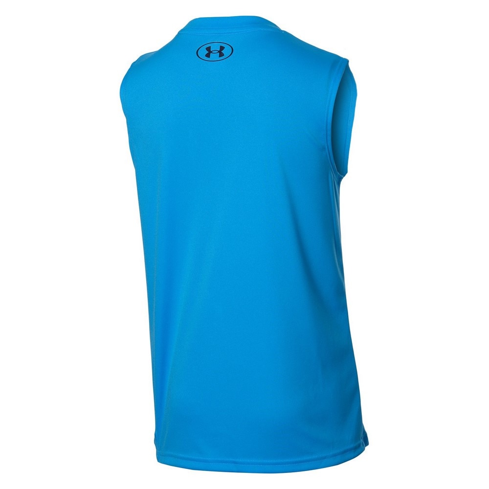 アンダーアーマー（UNDER ARMOUR）（キッズ）ジュニア テック ブラーロゴ スリーブレス シャツ 1390448 444