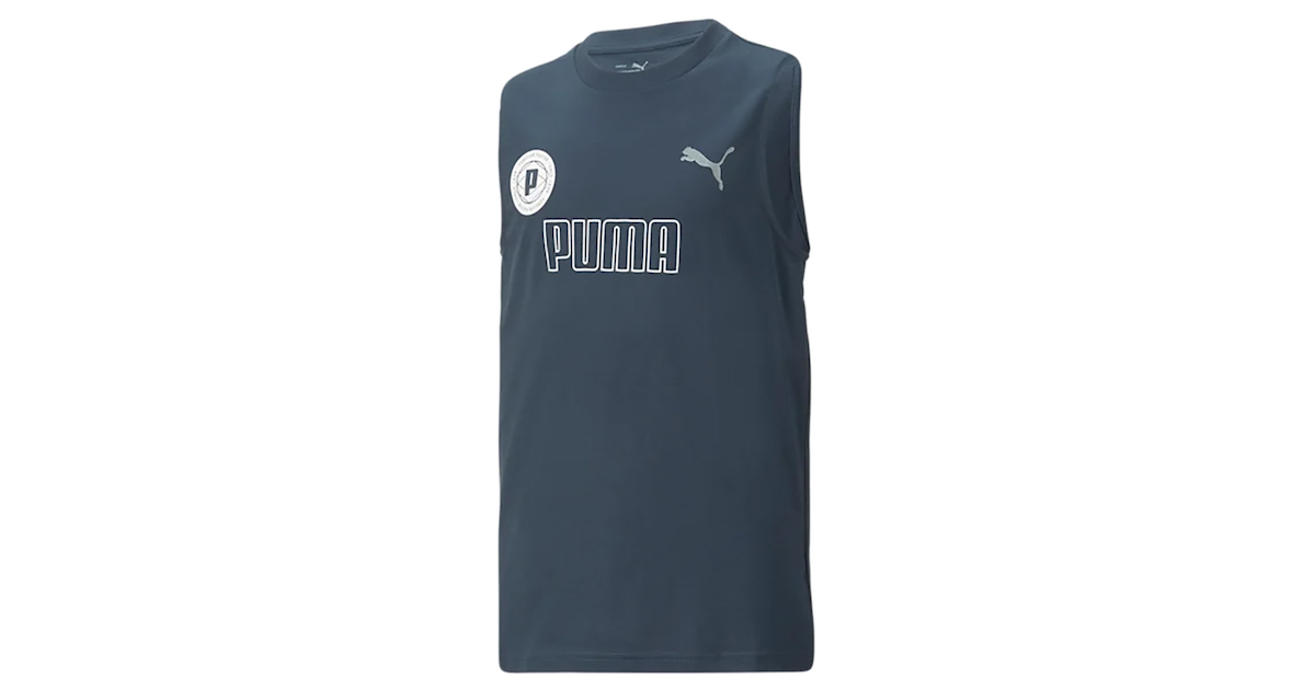 プーマ　Tシャツ　１５０　速乾　グレー ブルー