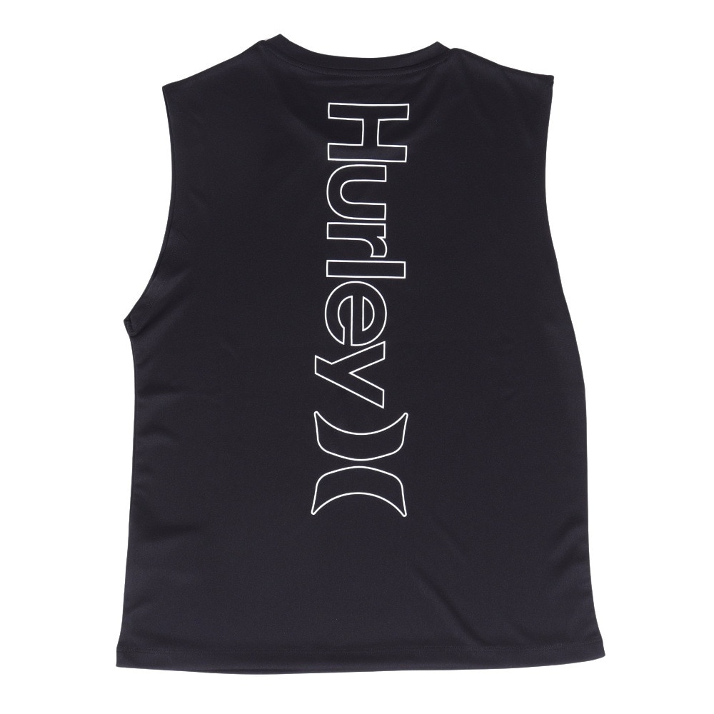 ハーレー（HURLEY）（キッズ）ボーイズ RASH BACK OAO スリーブレスBRG2431009-BLK