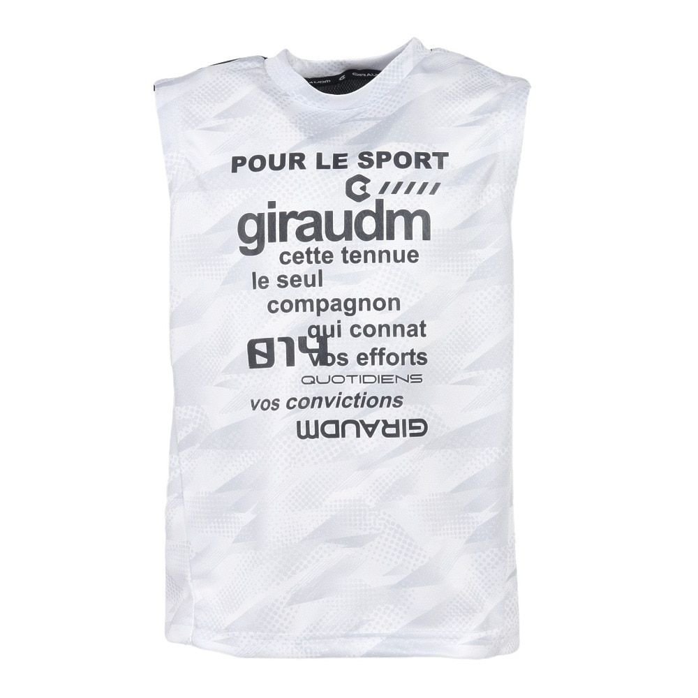 ジローム（GIRAUDM）（キッズ）ジュニア ドライプラス15 メッシュ タンクトップ GNST CT5S0054-TR865-GRJY WHT