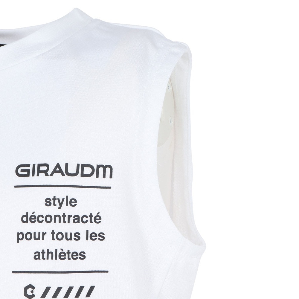 ジローム（GIRAUDM）（キッズ）ジュニア ドライプラス15 メッシュ ノースリーブTシャツ CT5S0055-TR865-GRJY WHT