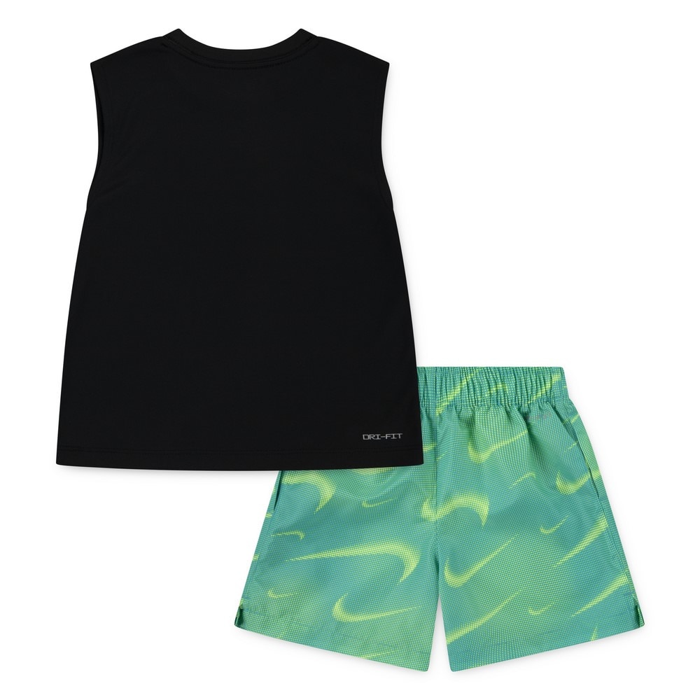 ナイキ（NIKE）（キッズ）ボーイズ ドライフィット AOP ショーツ 上下セット 76M958-BA2