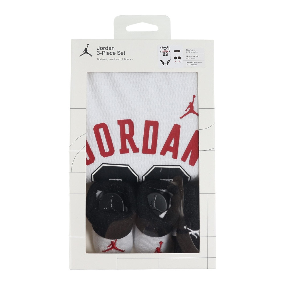 ジョーダン（JORDAN）（キッズ）ベビー 3点セット MESH JERSEY BOX SET NJ0598-001