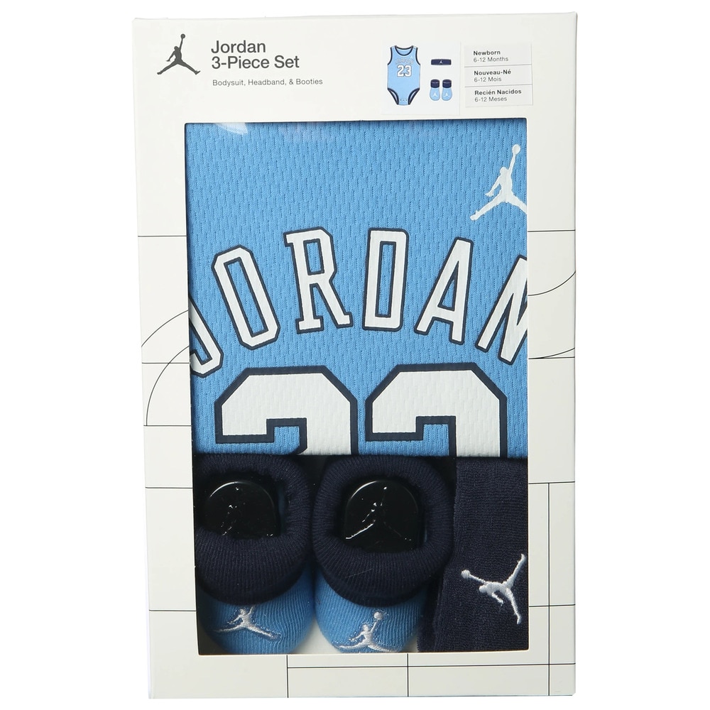 ジョーダン（JORDAN）（キッズ）ベビー 3点セット 3PC MESH JERSEY BOX SET NJ0598-B9F