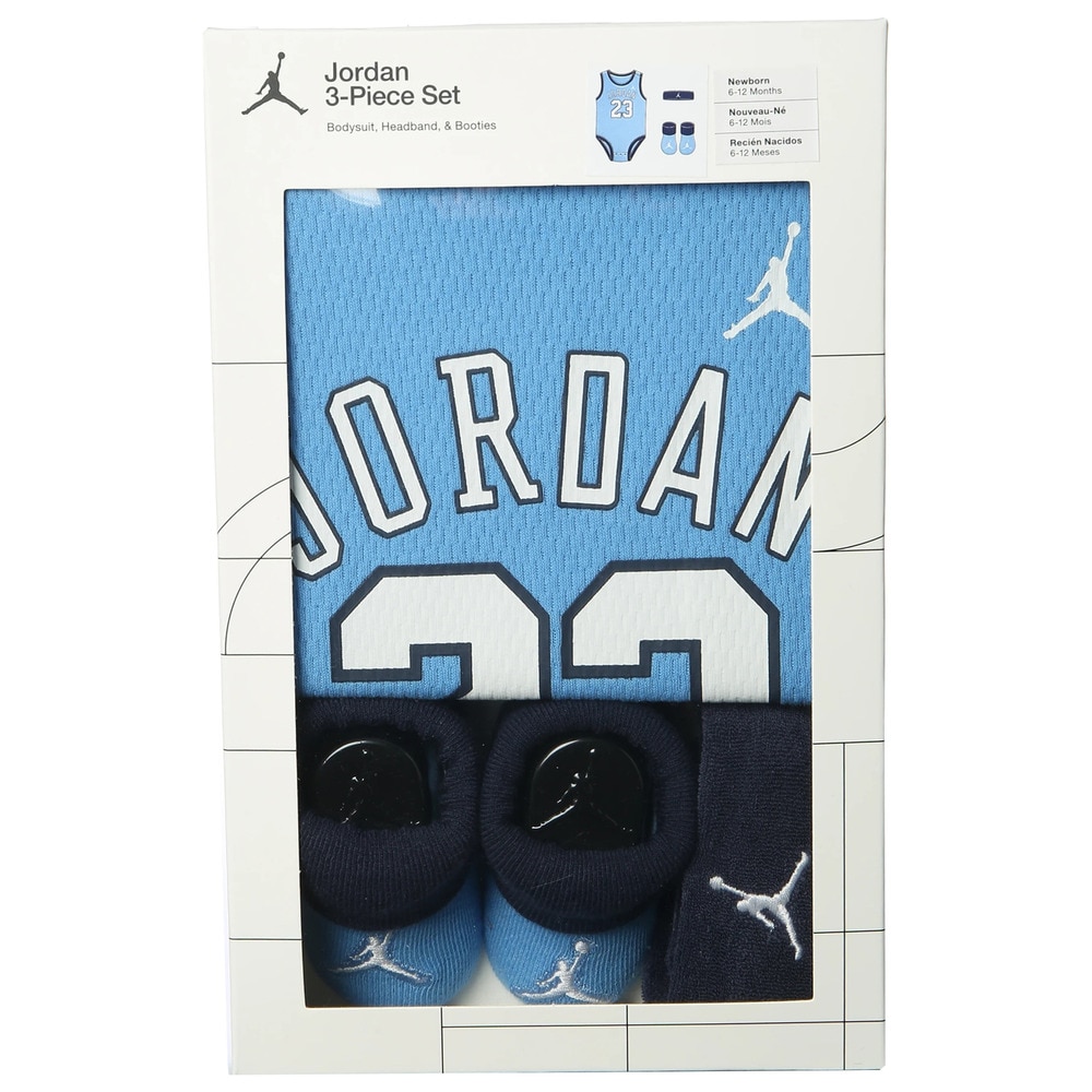 ジョーダン（JORDAN）（キッズ）ベビー 3点セット 3PC MESH JERSEY BOX SET NJ0598-B9F