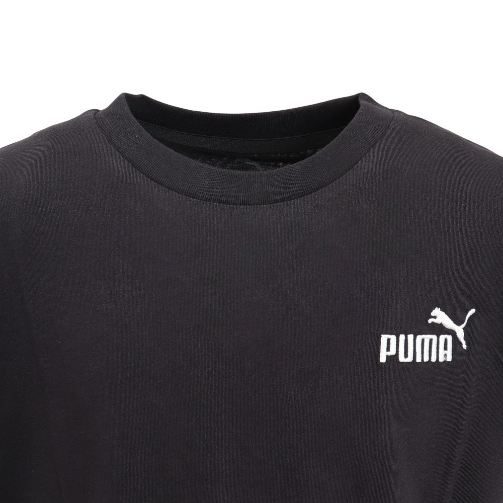 プーマ（PUMA）（キッズ）ジュニア ESS SMALL NO.1 半袖Tシャツ 687757 01 BLK
