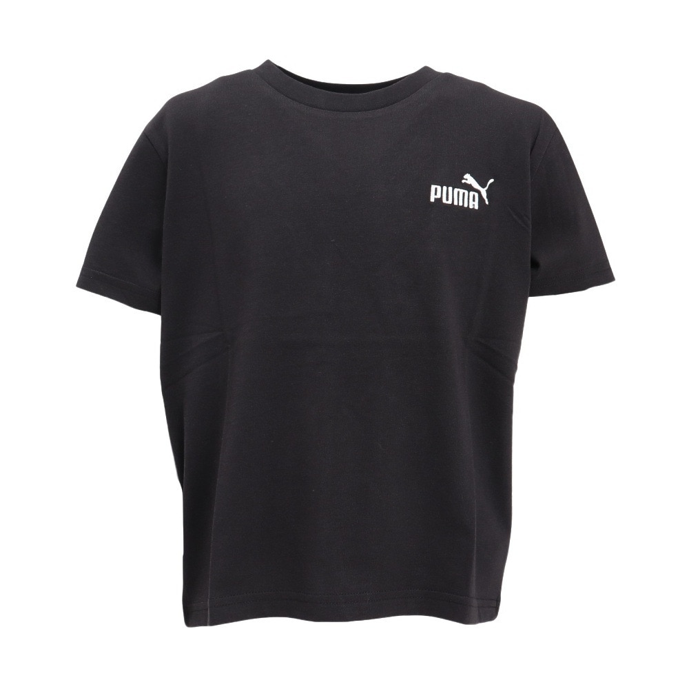 プーマ（PUMA）（キッズ）ジュニア ESS SMALL NO.1 半袖Tシャツ 687757 01 BLK