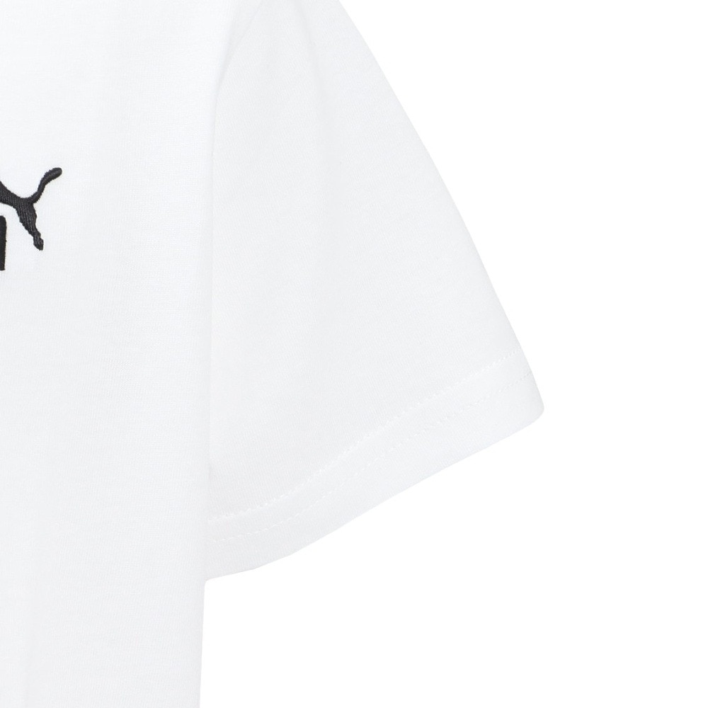 プーマ（PUMA）（キッズ）ジュニア ESS SMALL NO.1 半袖Tシャツ 687757 02 WHT