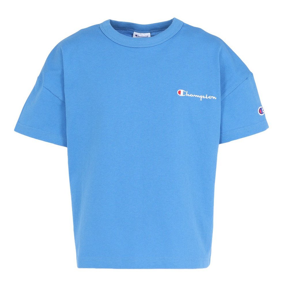 チャンピオン 半袖Tシャツ（キッズ） ブルー - 【公式】 スーパー
