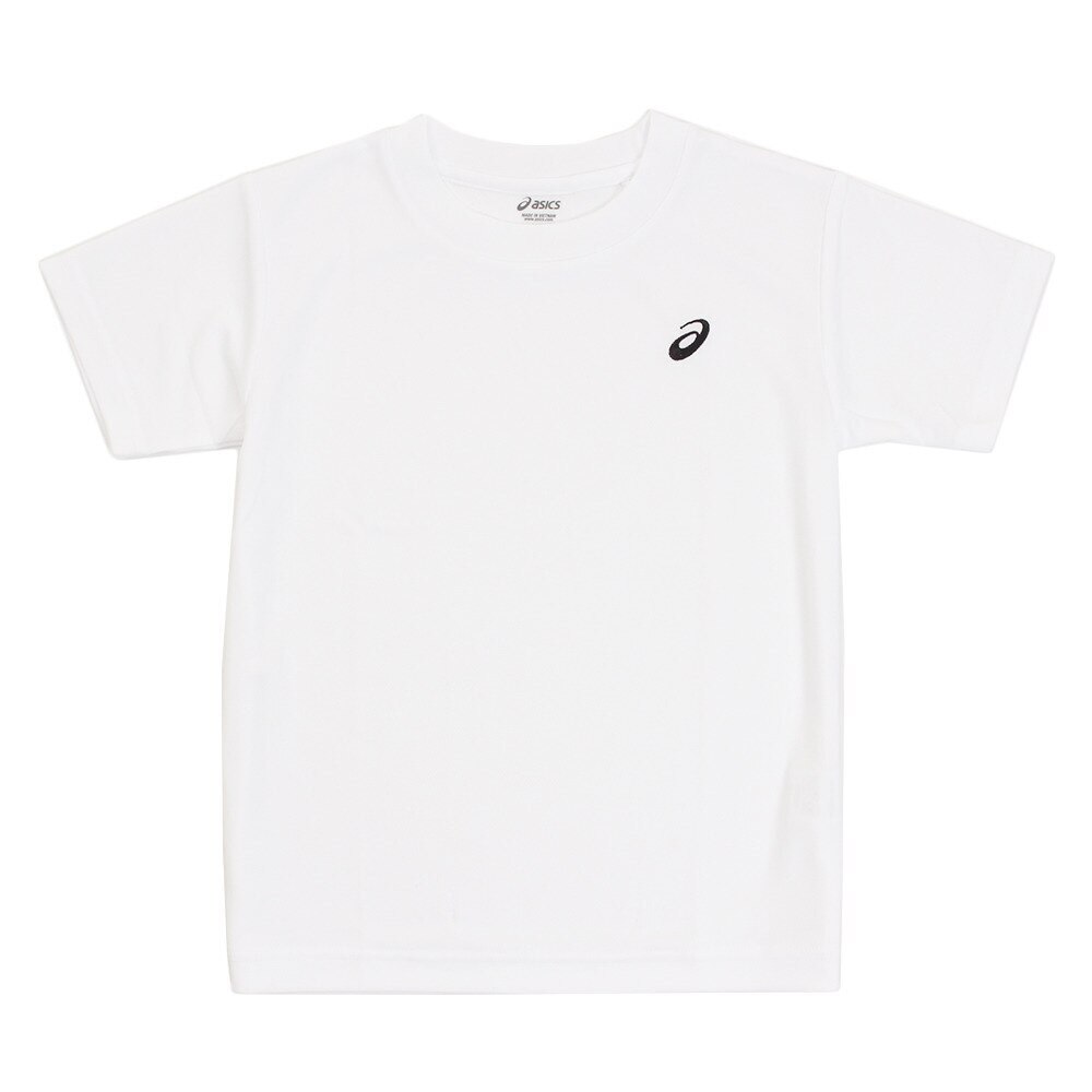  ジュニア ワンポイントTシャツ ホワイト EZX929.01 オンライン価格