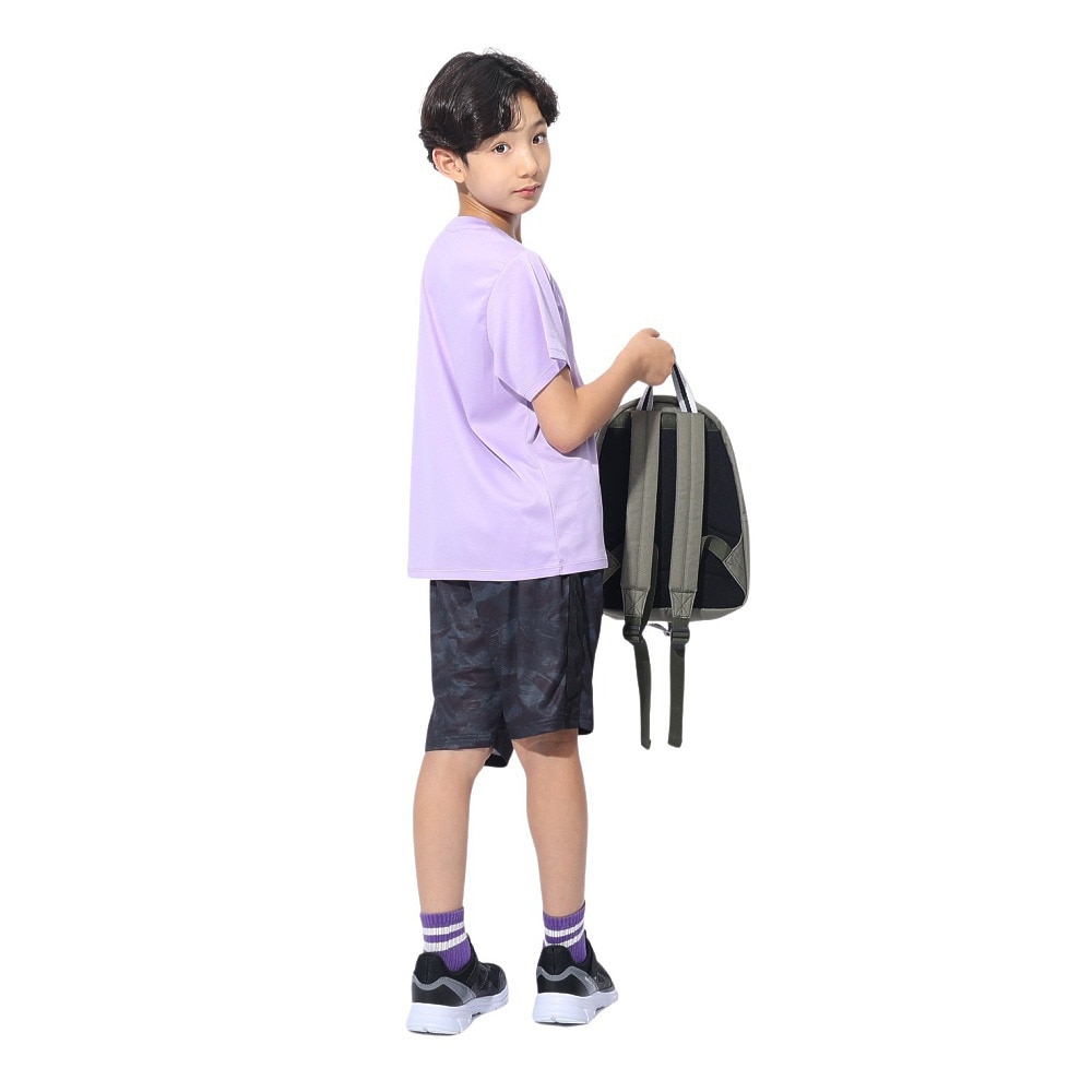 ジローム（GIRAUDM）（キッズ）ジュニア ドライプラス ワンポイント メッシュTシャツ CT4S0067-TR865-GRES LVD