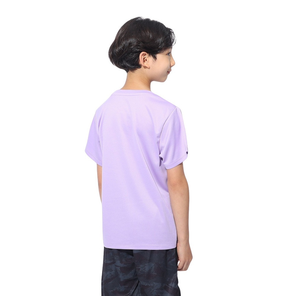 ジローム（GIRAUDM）（キッズ）ジュニア ドライプラス ワンポイント メッシュTシャツ CT4S0067-TR865-GRES LVD