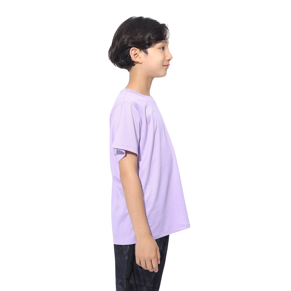 ジローム（GIRAUDM）（キッズ）ジュニア ドライプラス ワンポイント メッシュTシャツ CT4S0067-TR865-GRES LVD