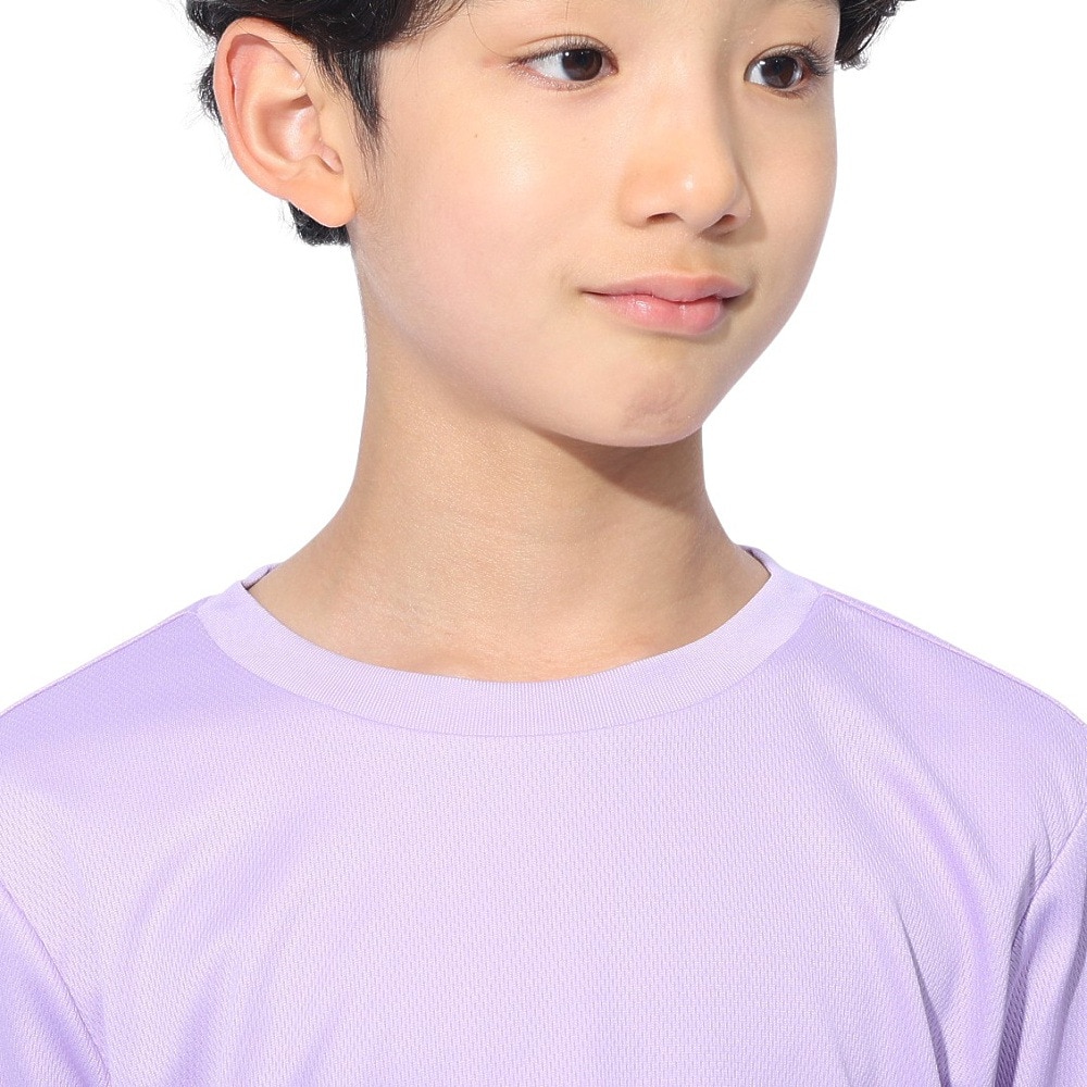 ジローム（GIRAUDM）（キッズ）ジュニア ドライプラス ワンポイント メッシュTシャツ CT4S0067-TR865-GRES LVD