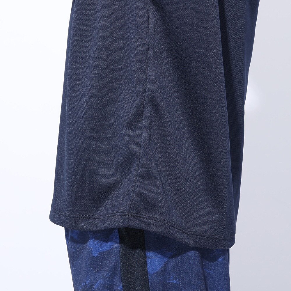 ジローム（GIRAUDM）（キッズ）ジュニア ドライプラス ワンポイント メッシュTシャツ CT4S0067-TR865-GRES NVY