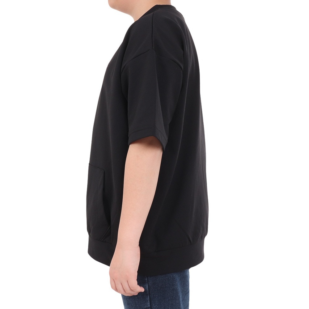 ニューバランス（new balance）（キッズ）吸水速乾 スウェット風ショートスリーブTシャツ ABT45052BK
