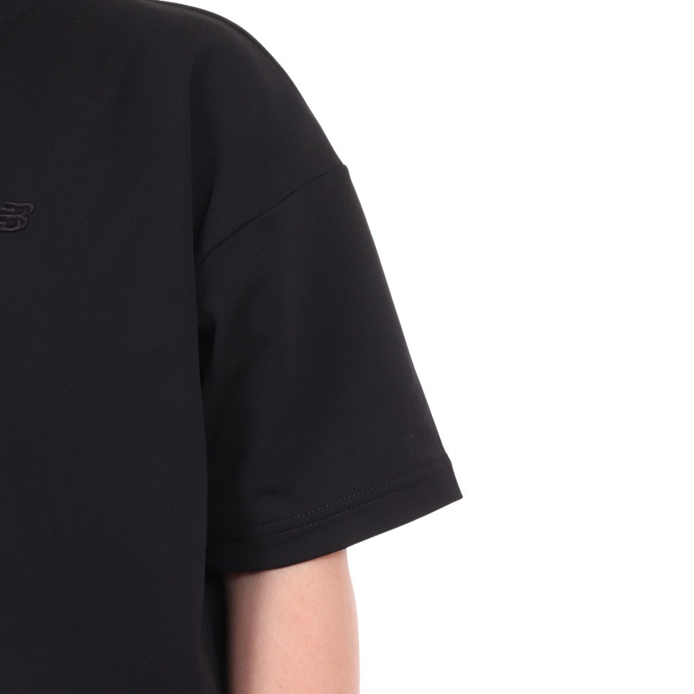 ニューバランス（new balance）（キッズ）吸水速乾 スウェット風ショートスリーブTシャツ ABT45052BK
