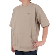 ニューバランス（new balance）（キッズ）吸水速乾 スウェット風ショートスリーブTシャツ ABT45052SOT