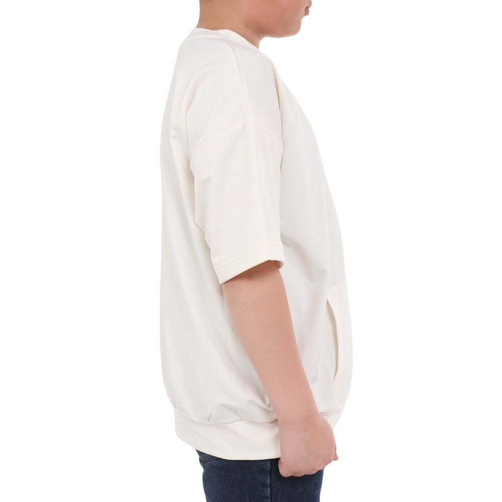 ニューバランス（new balance）（キッズ）吸水速乾 スウェット風ショートスリーブTシャツ ABT45052SST