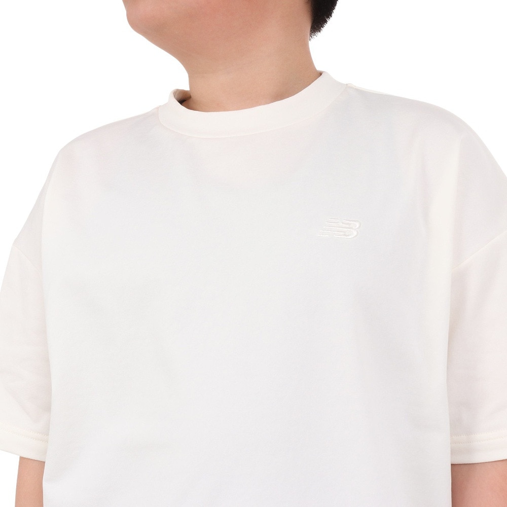 ニューバランス（new balance）（キッズ）吸水速乾 スウェット風ショートスリーブTシャツ ABT45052SST