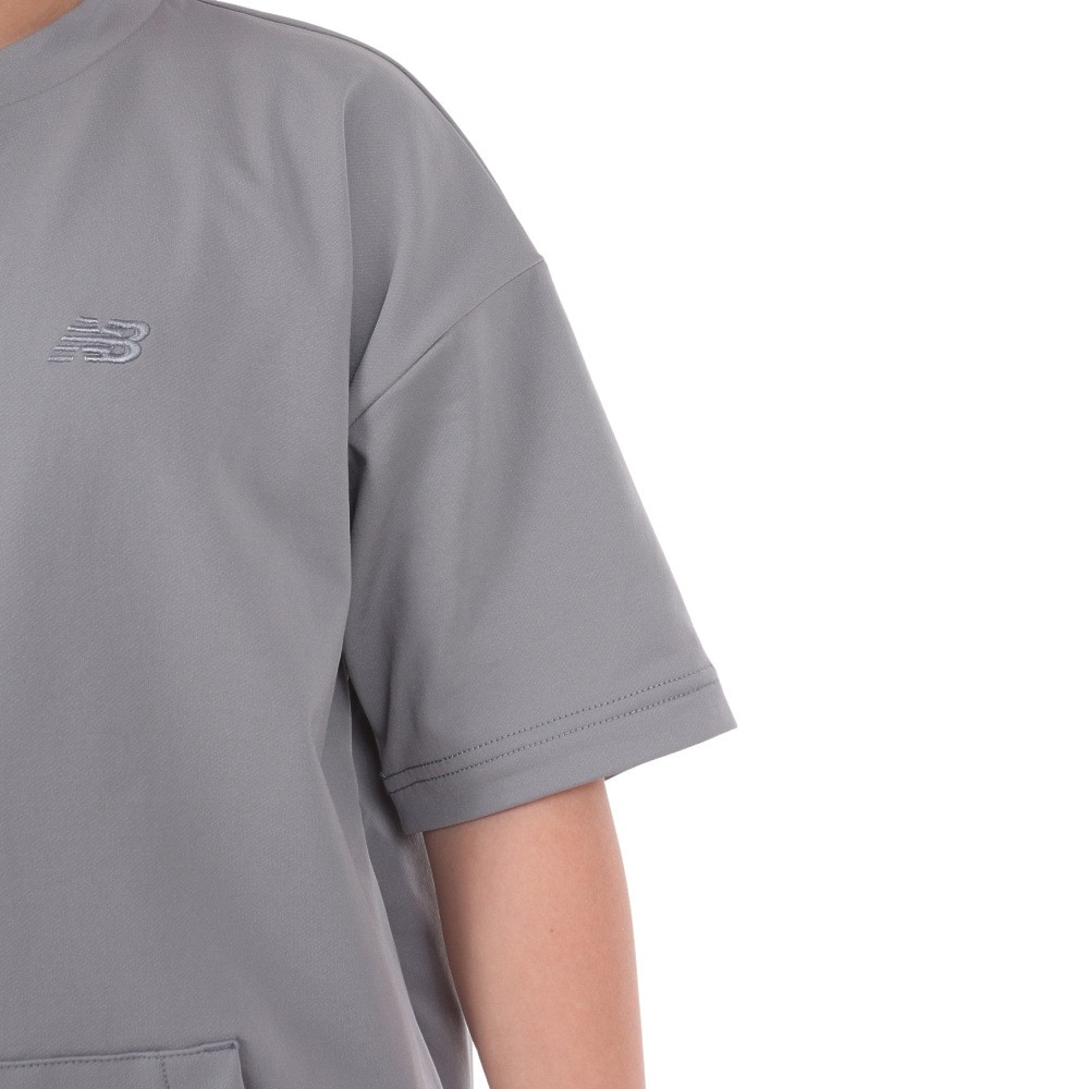 ニューバランス（new balance）（キッズ）吸水速乾 スウェット風ショートスリーブTシャツ ABT45052YST