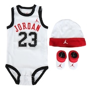 (キッズ)ベビー ハット・ボディースーツ・ソックス 3ピースセット MJ0208-001