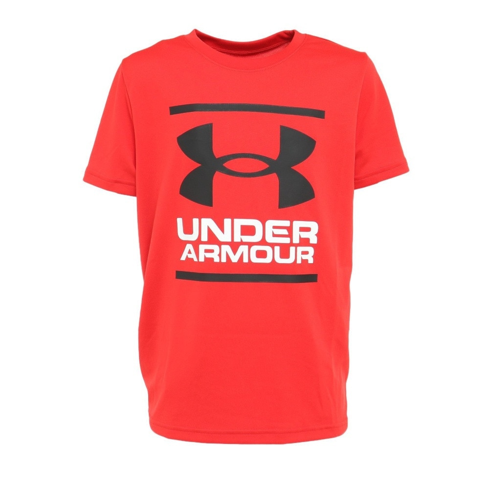 アンダーアーマー（UNDER ARMOUR）（キッズ）半袖Tシャツ ジュニア 上下セットTECH 1378275 600