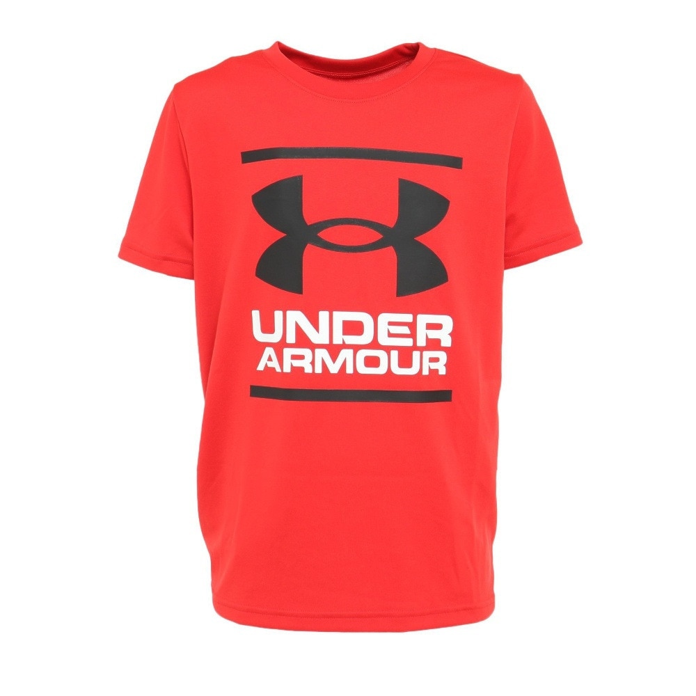 アンダーアーマー（UNDER ARMOUR）（キッズ）半袖Tシャツ ジュニア 上下セットTECH  1378275 600