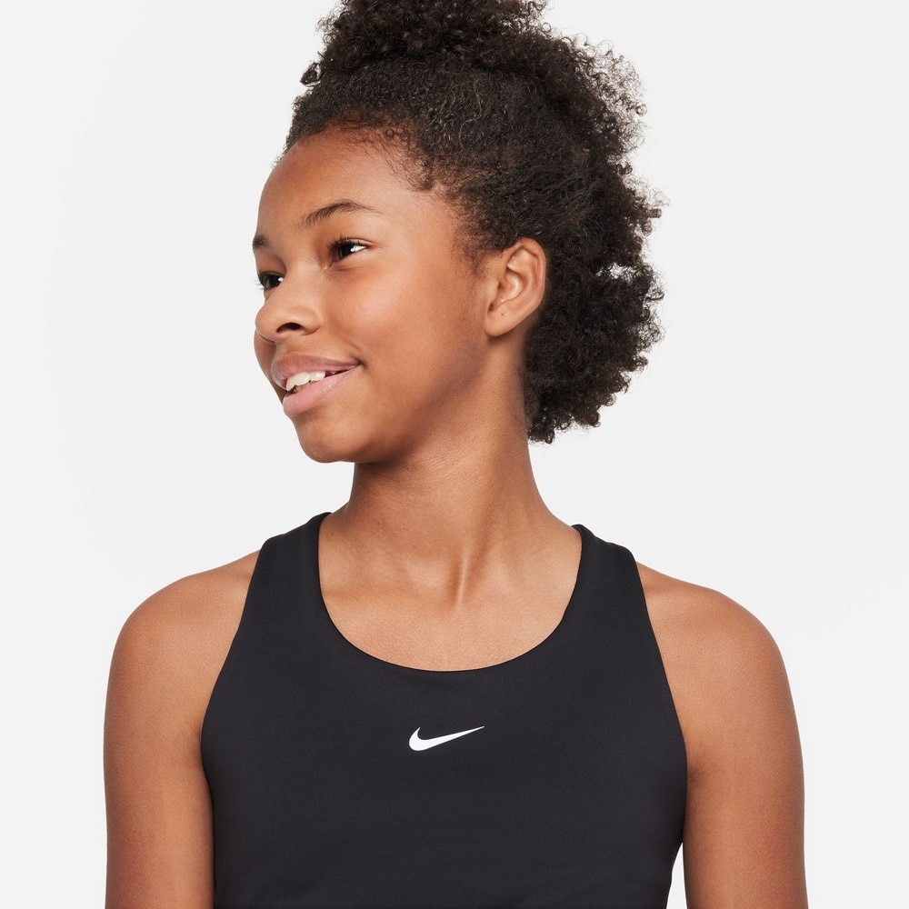 ナイキ（NIKE）（キッズ）タンクトップ キッズ ドライフィット スウッシュ スポーツブラ FB2264-010