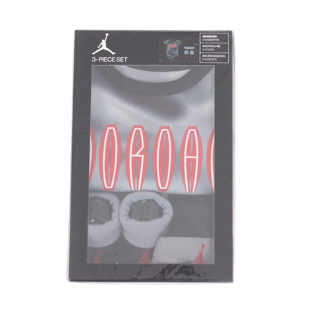 ジョーダン（JORDAN）（キッズ）ハット ボディスーツ ブーティ  3点セット NJ0538-023
