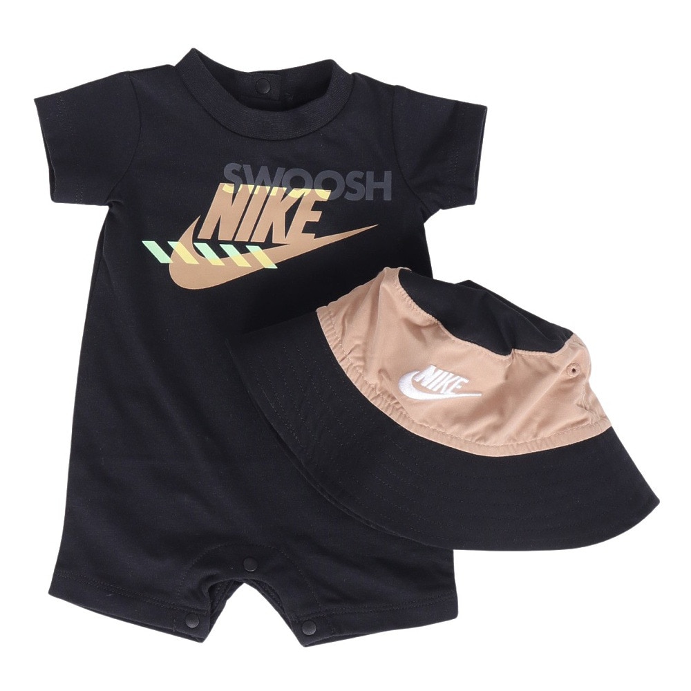 ナイキ（NIKE）（キッズ）ベビー ロンパース バケットハット セット 56M046-023
