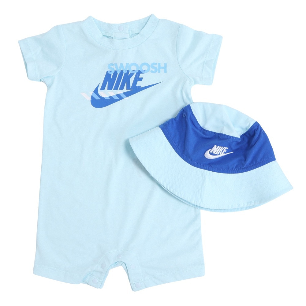 ナイキ（NIKE）（キッズ）ベビー ロンパース バケットハット セット 66M046-G25