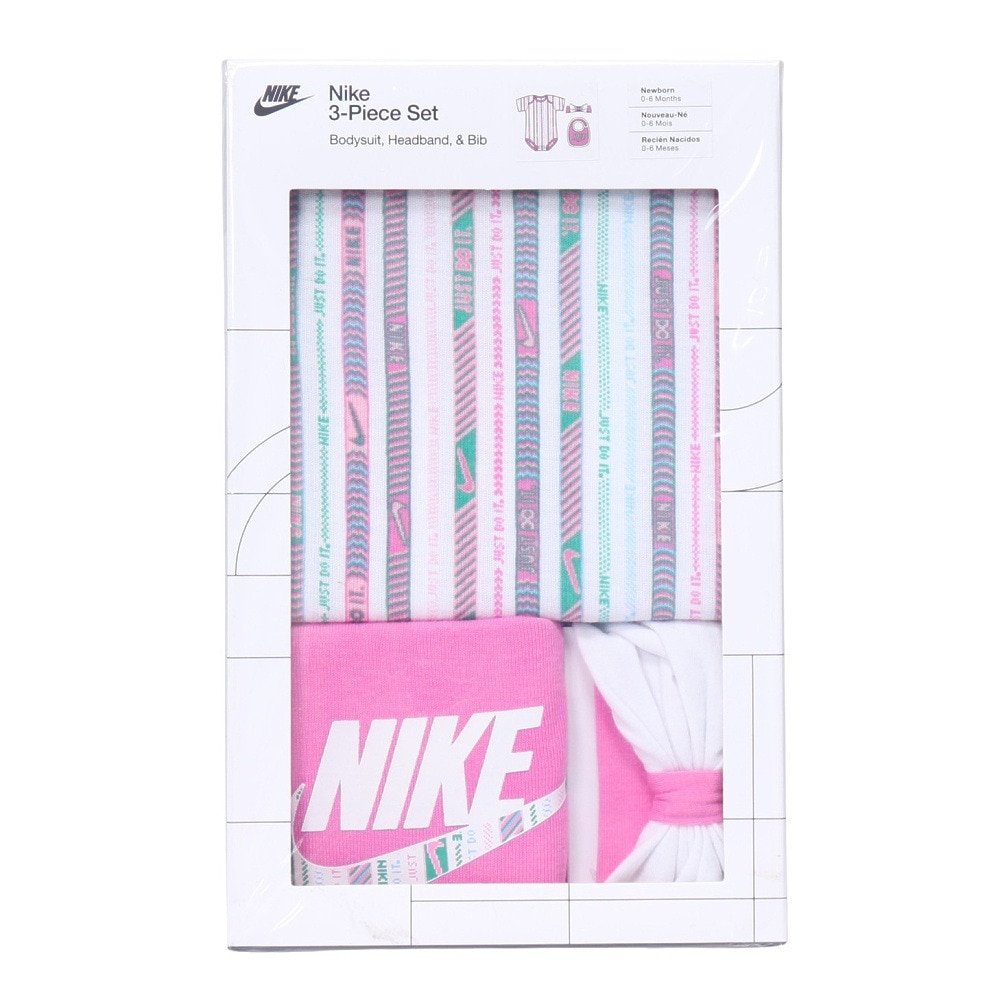 ナイキ（NIKE）（キッズ）ベビー ボディースーツ 3点ボックスセット NN1078-001