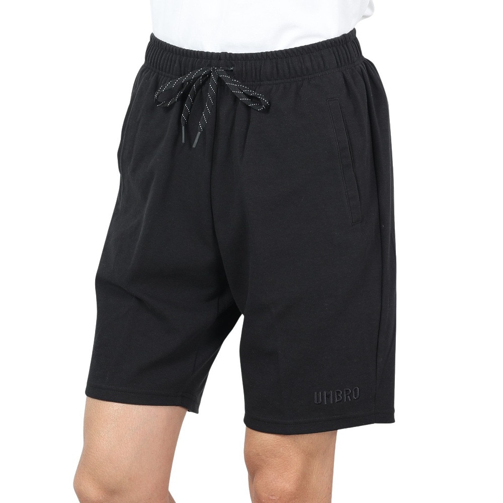 アンブロ（UMBRO）（メンズ）ハーフパンツ メンズ スウェジャーショーツ ULUTJG21 BLK