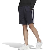 (メンズ)ハーフパンツ メンズ スリーストライプス レギュラーフィット BXF47-IA9373 ショートパンツ 短パン