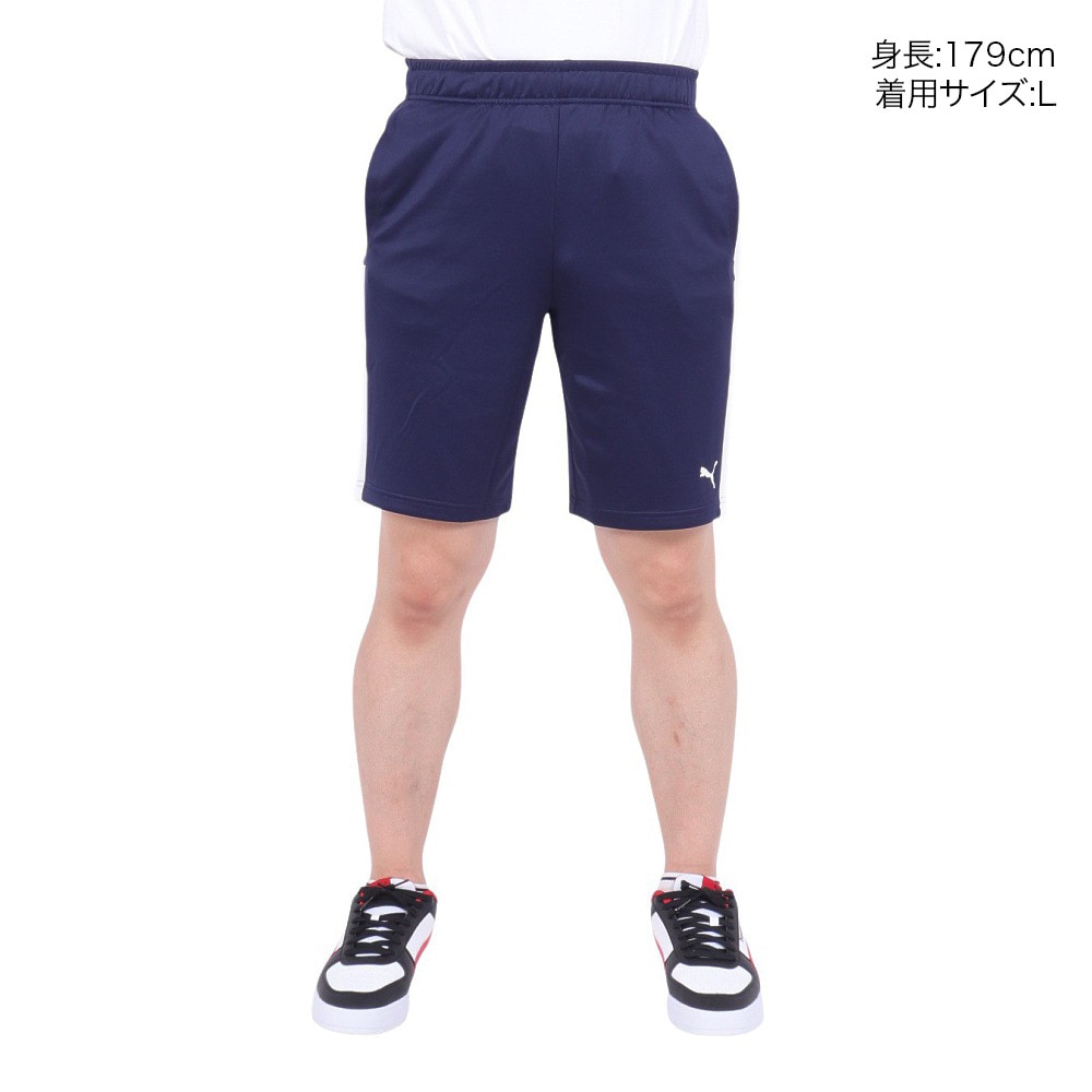 プーマ（PUMA）（メンズ）ESS ハーフパンツ 681077 06 NVY