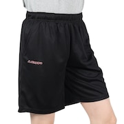 (メンズ)ワンポイント ハーフパンツ 215340-BK