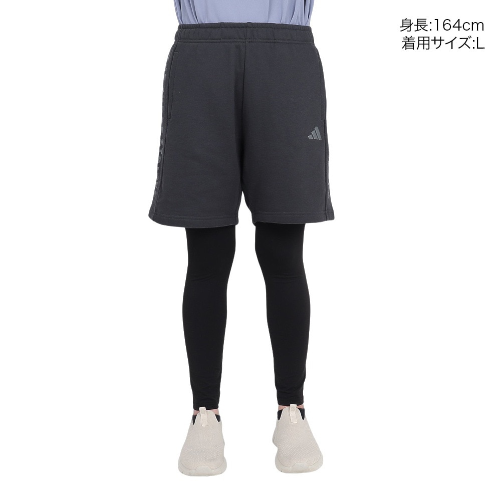 アディダス（adidas）（レディース）ワード スウェットショーツ ハーフパンツ KQD32-JN9977