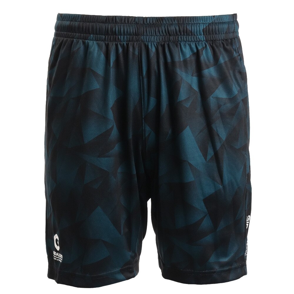 ジローム（GIRAUDM）（メンズ）ドライ 吸汗速乾 UVカット ニット ハーフパンツ 866GM1CD6727 BLK ショートパンツ 短パン★★★