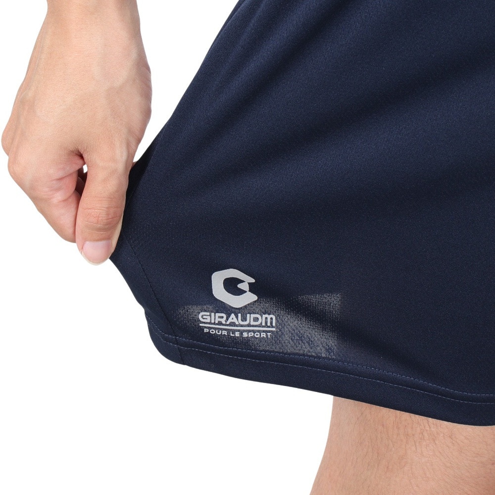 ジローム（GIRAUDM）（メンズ）ドライ 吸汗速乾 UVカット ニット ハーフパンツ 866GM1CD6729 NVY ショートパンツ 短パン★★★