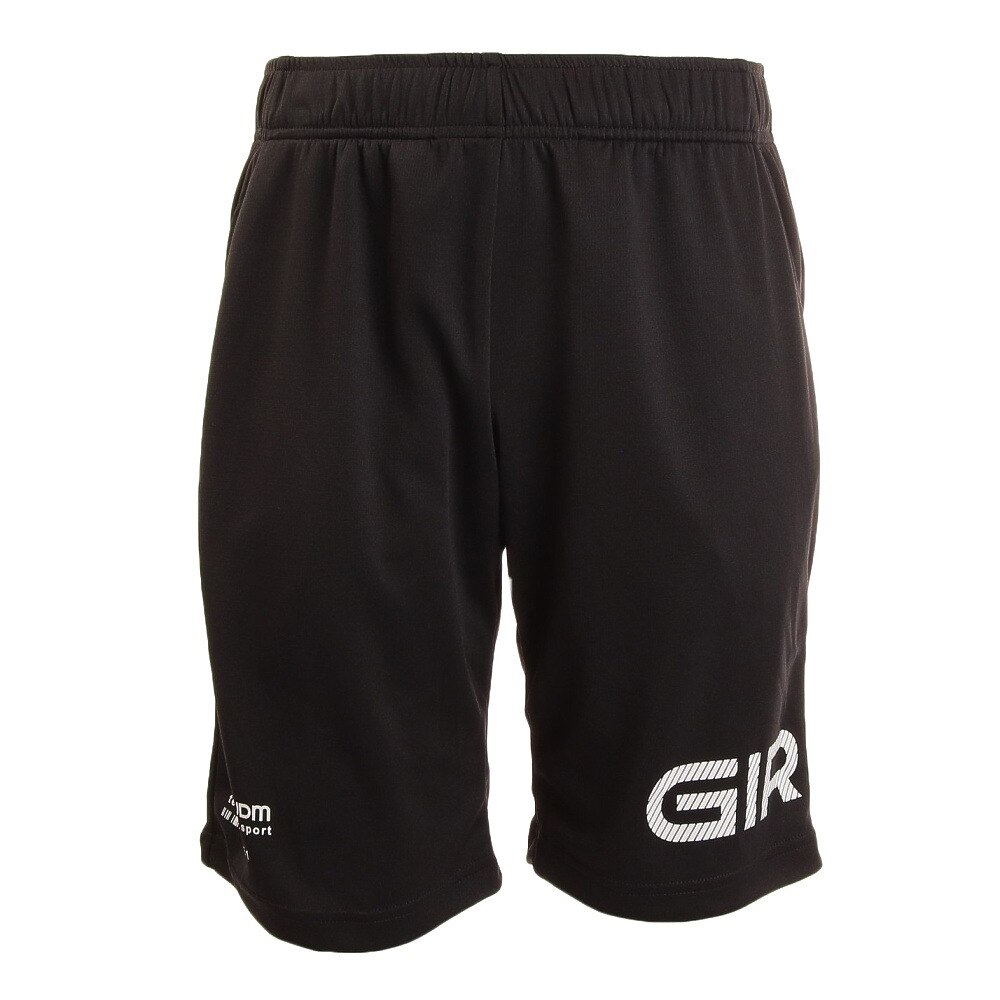 ジローム（GIRAUDM）（メンズ）ドライ 接触冷感 ドライプラスクール メッシュハーフパンツ PT2S3388-TR866-DGSD BLK★★★